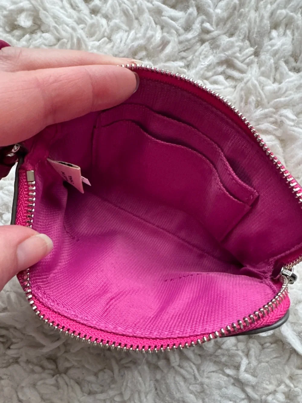 Coach‎ Pink Leather Wristlet